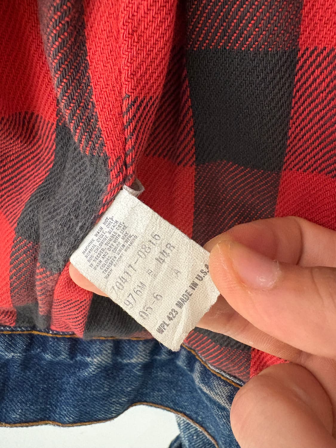 80's Vintage Levis Denim Jacket.  상품이미지4