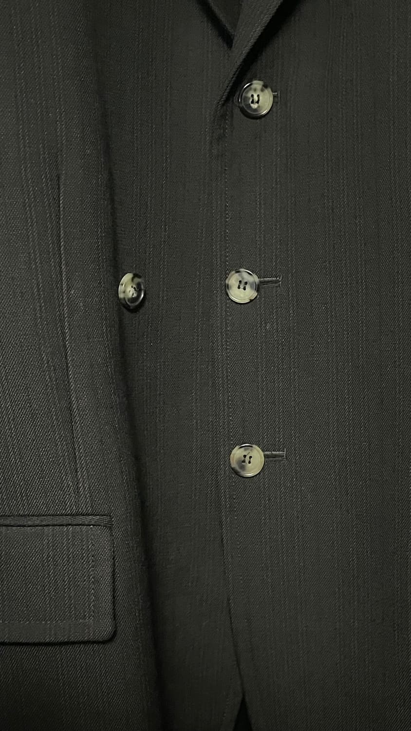 렉토 23 FW 빈티지 스트라이프 버진 울 블레이저 L 상품이미지2