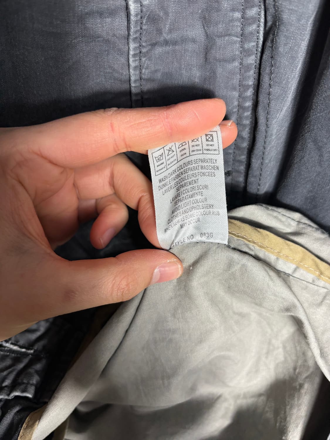 폴 스미스 그레이 데님 워시드 야상 자켓 상품이미지6