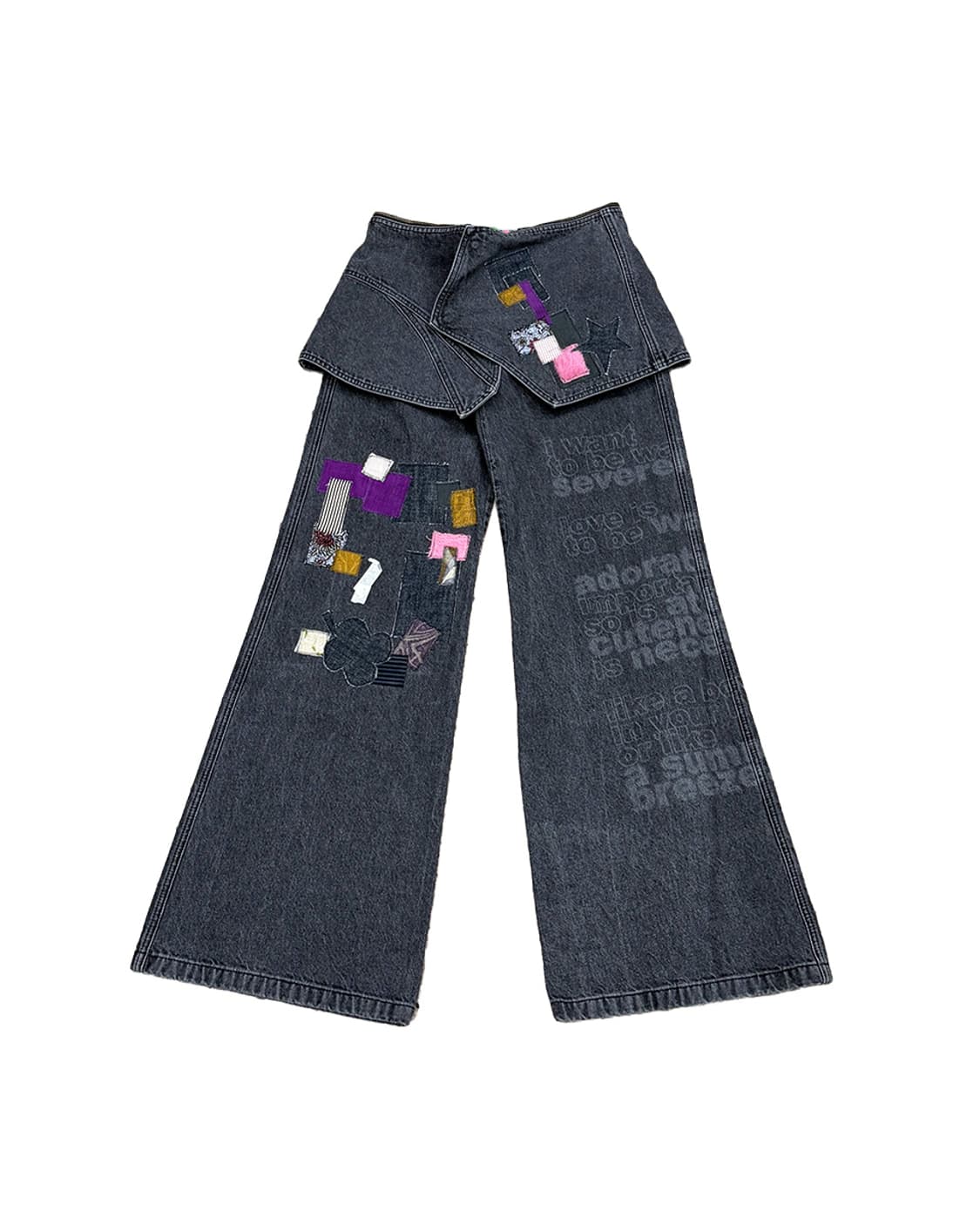 헤븐 키코 코스타디노브 디테쳐블 데님 팬츠 상품이미지1