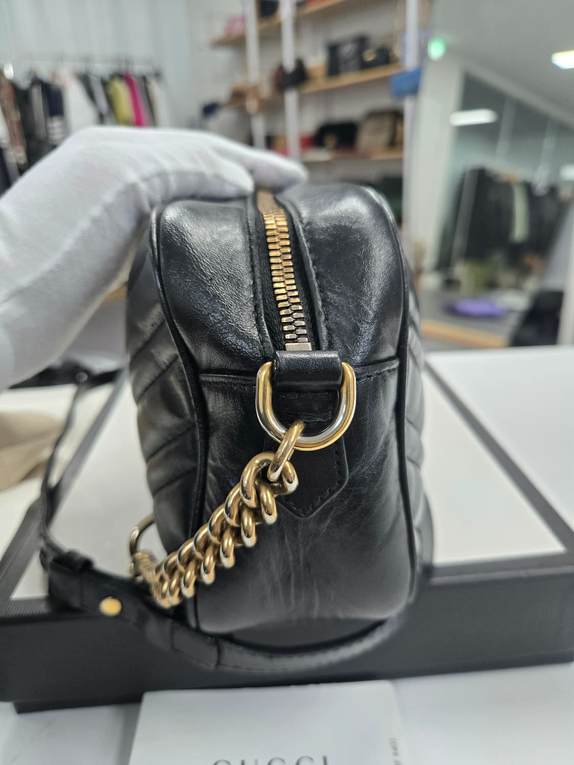 [50%세일] 구찌 마몬트 카메라백 상품이미지5