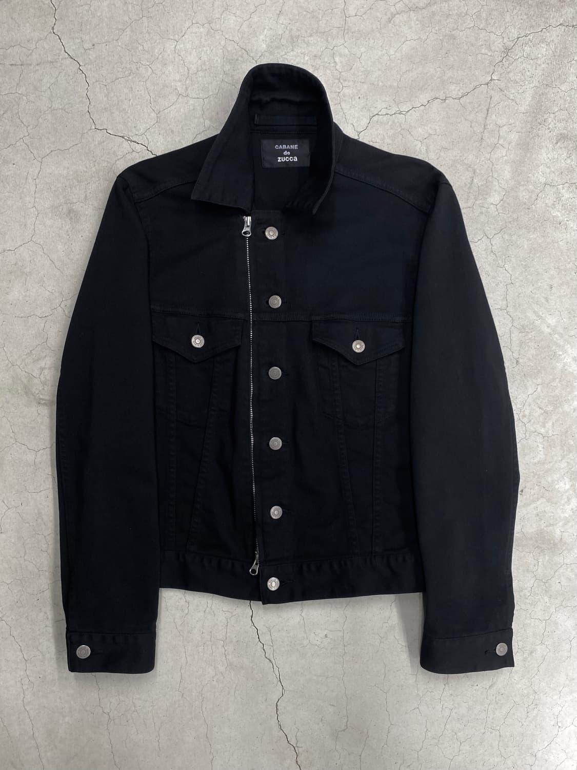 카반드주카 비대칭 데님 자켓 상품이미지4