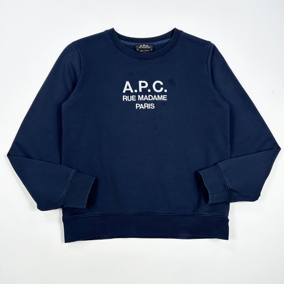 아페쎄 A.P.C 파리 네이비 맨투맨 (M 여성추천) 상품이미지2