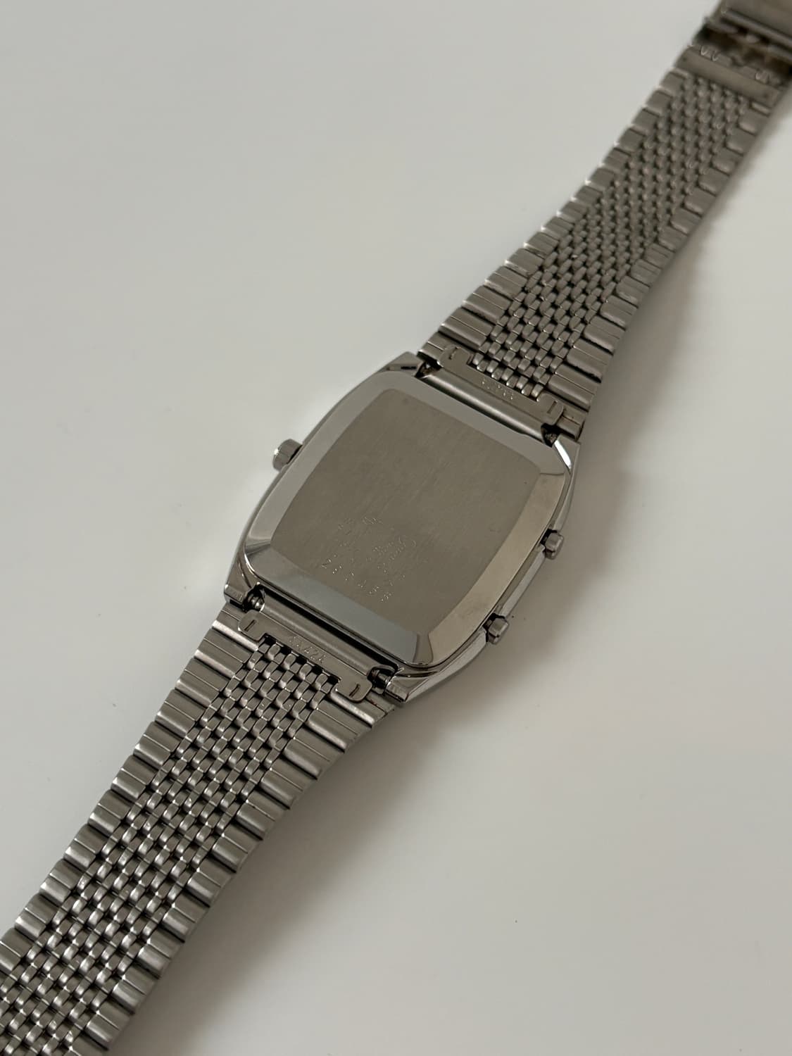 1980s Silver Square Ana-Digi Quartz 상품이미지7