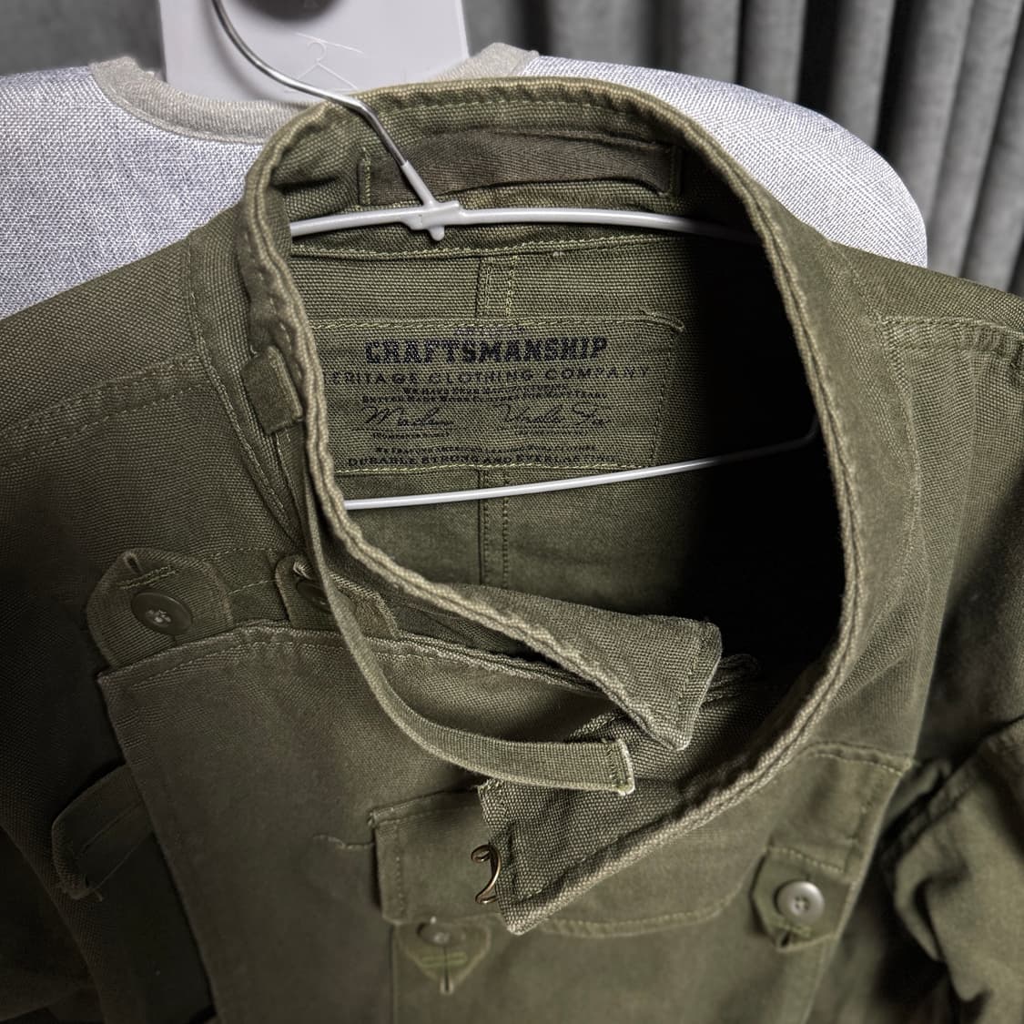 밀리터리 스웨덴모터사이클자켓 xl CRAFTSMANSHIP 밀리터리 자켓 상품이미지3