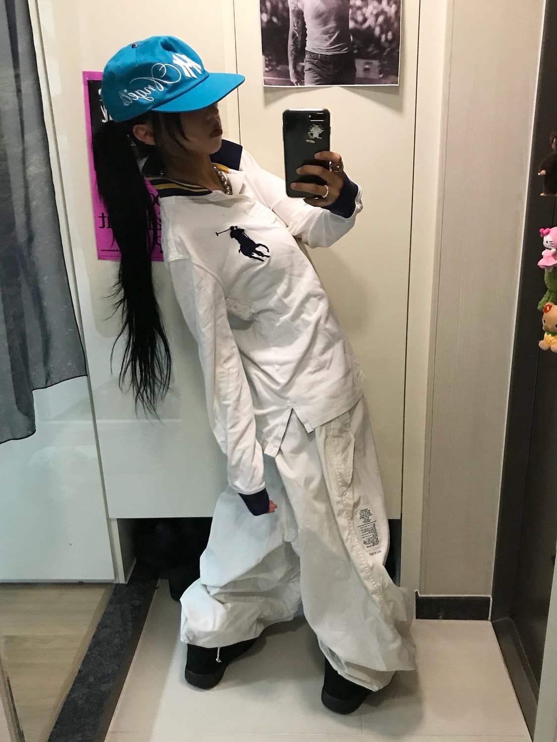 🦴 폴로 빅포니 화이트 피케 롱슬리브 🦴 상품이미지4
