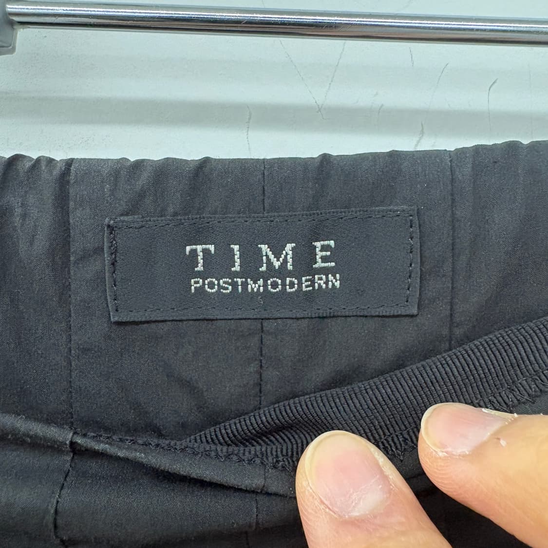 TIME 블랙 언밸런스 스커트 버뮤다 팬츠 공용 30in 상품이미지2