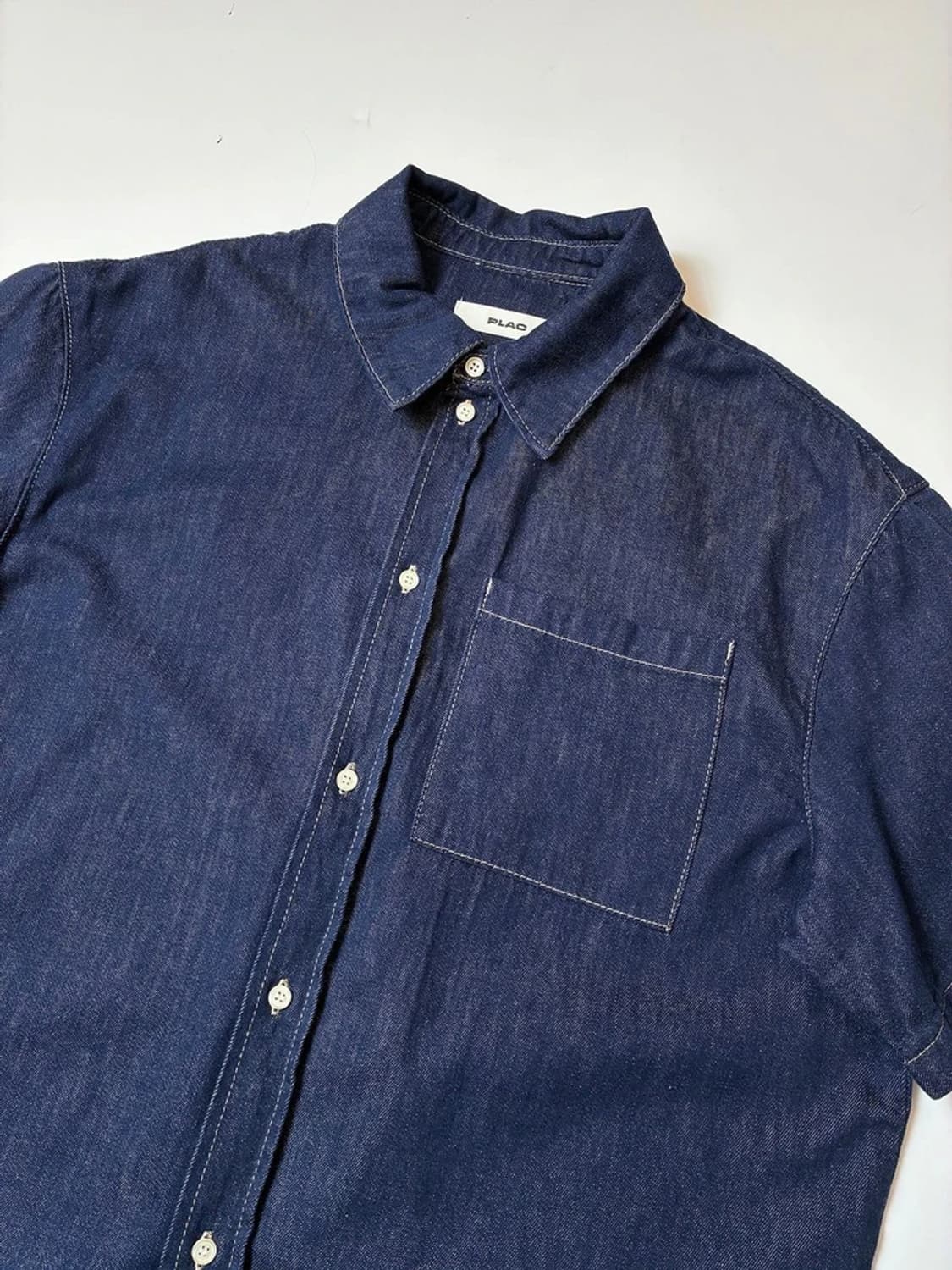 플랙 25SS 숏슬리브 데님 반팔 셔츠 PN9674 상품이미지2