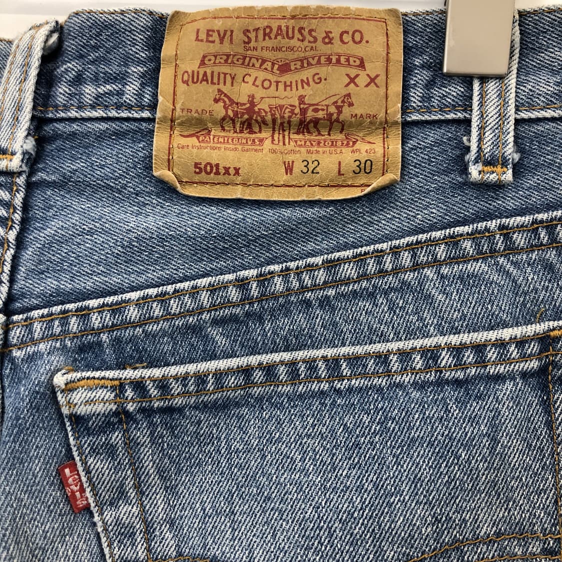 리바이스 90s 501xx USA 생산 청바지 29 인치  상품이미지4