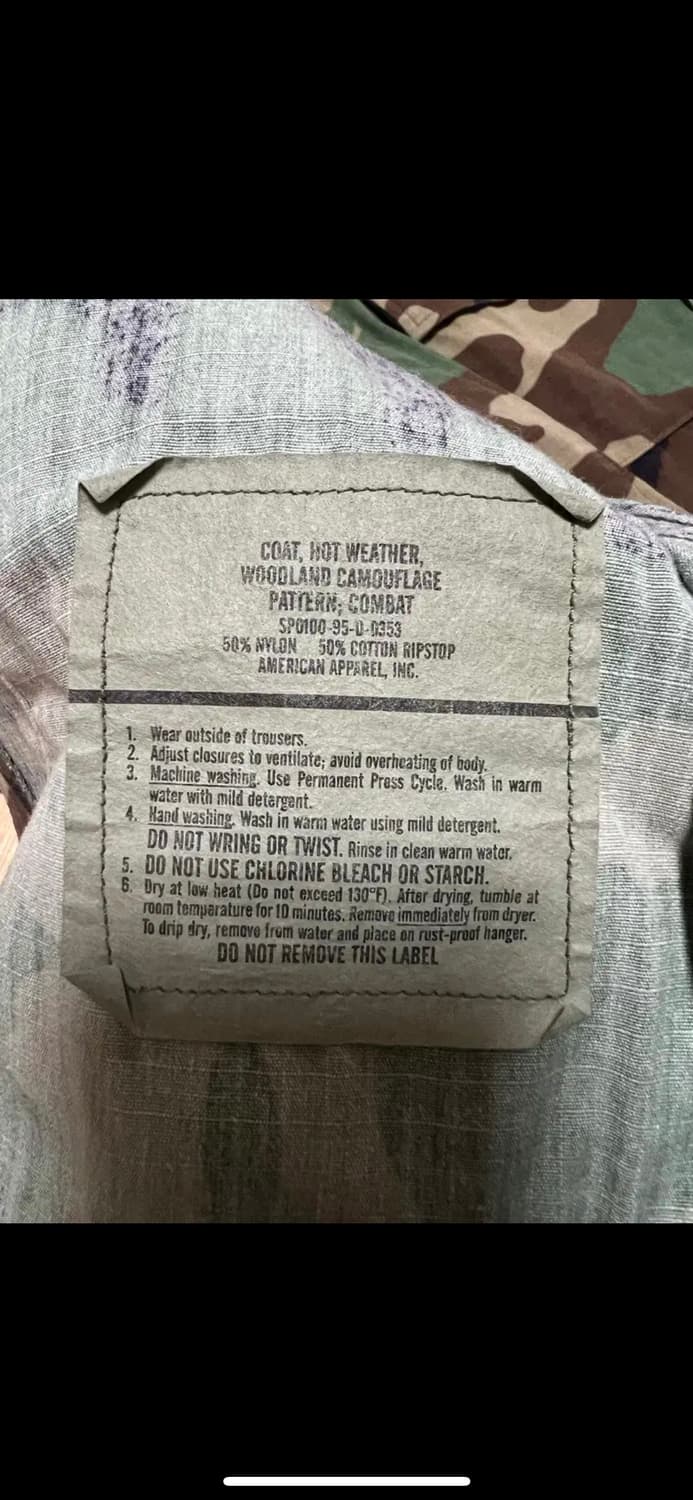 [Japan vintage] 90s OG Woodland Bdu L-R 상품이미지3