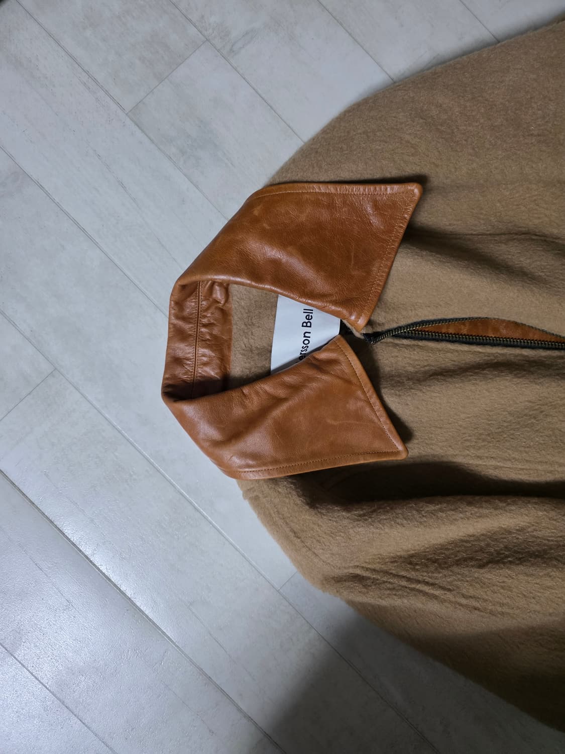 앤더슨벨 울 레더 봄버 M 상품이미지5