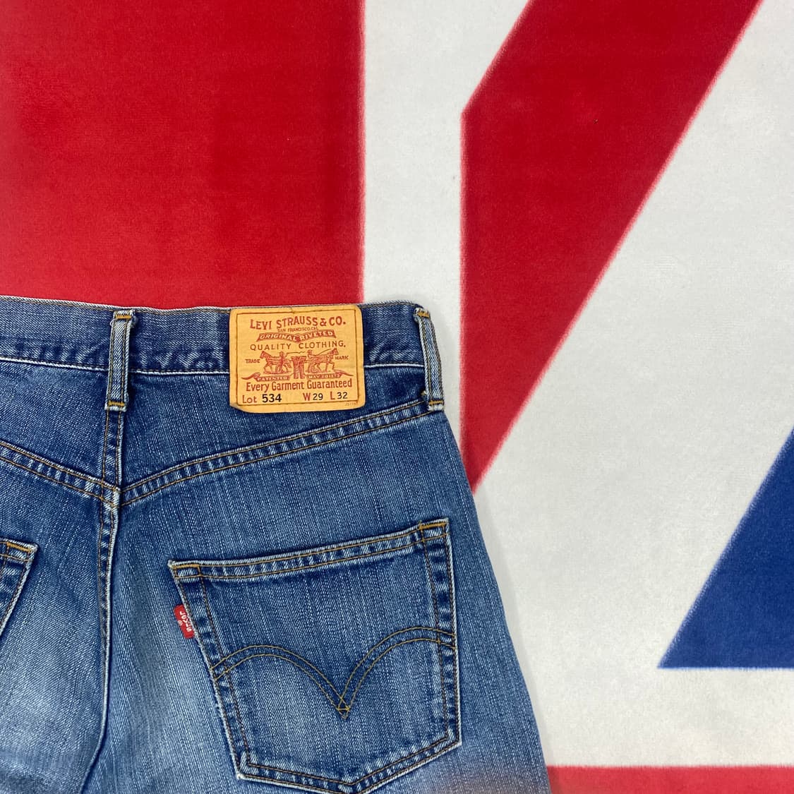 리바이스 534 커팅 데님팬츠 29 상품이미지5
