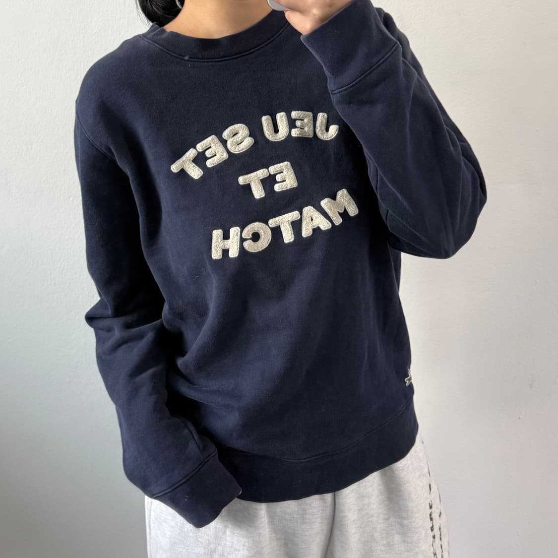 [6] 라코스테 네이비 맨투맨 상품이미지2