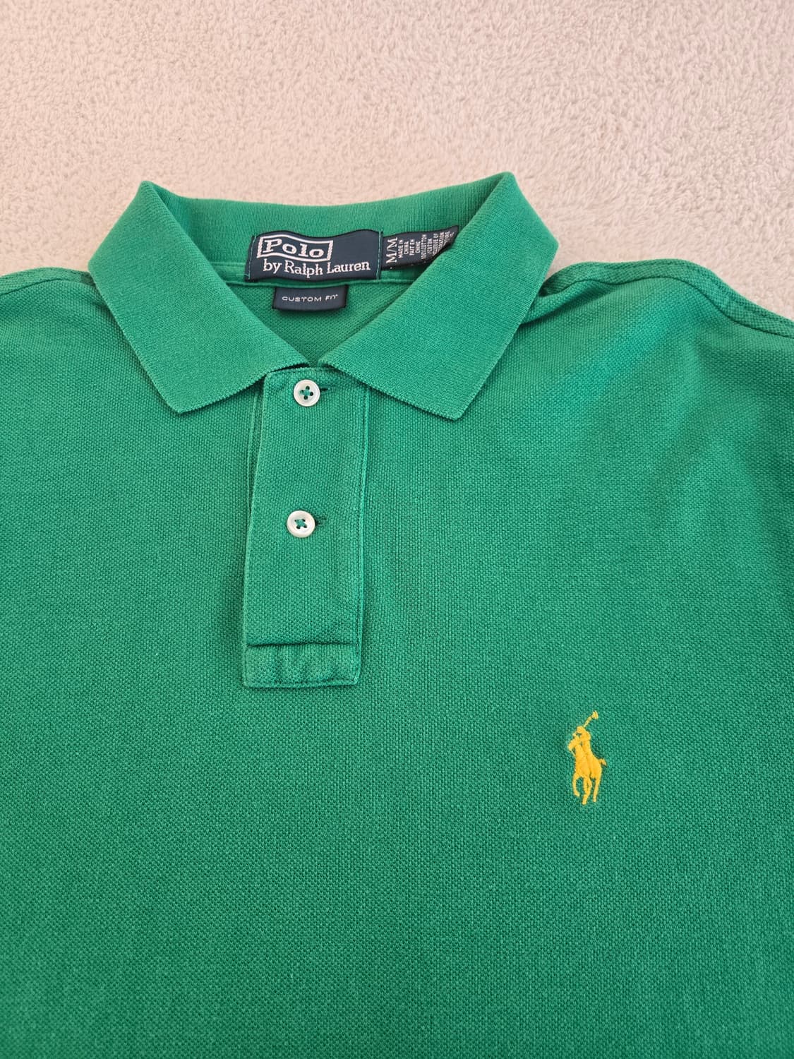 폴로 랄프로렌 그린 반팔 폴로티 M 상품이미지5
