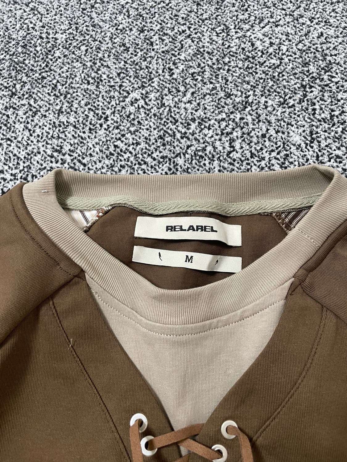 빈티지9. RELABEL 레이어드 에스닉 빈티지 맨투맨 롱슬리브 모리걸 상품이미지5