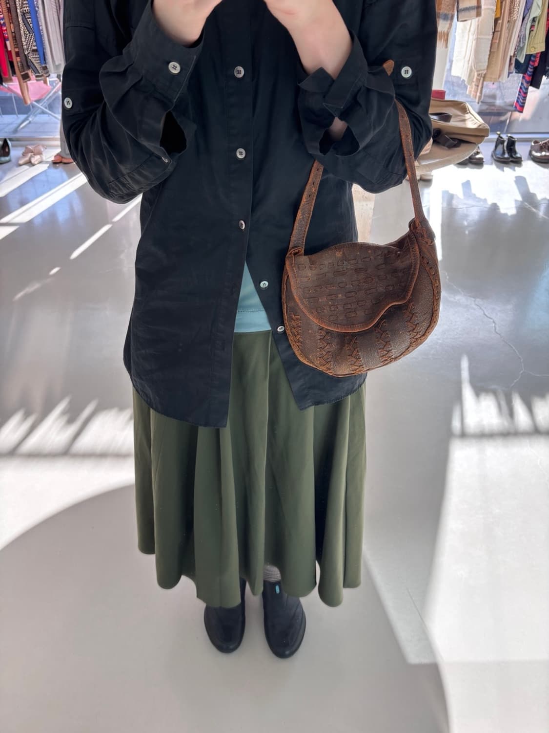 Vintage Mini Leather Bag 상품이미지1