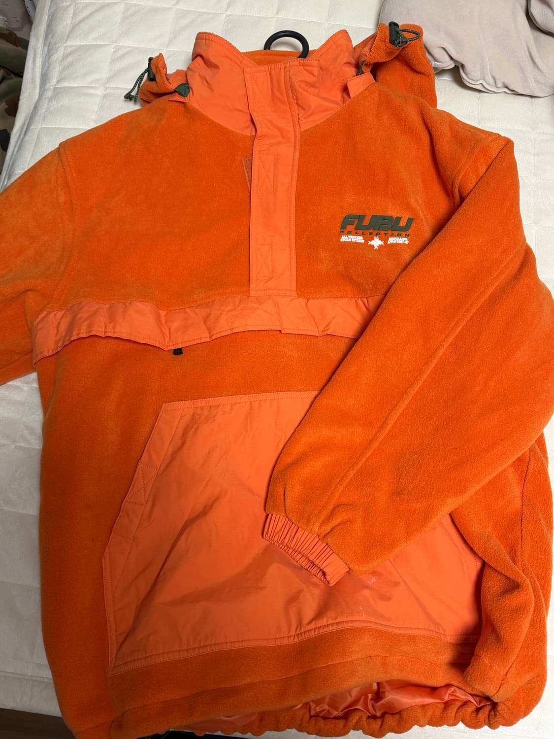 FUBU 푸부 올드스쿨 플리스 후드 아노락 상품이미지2