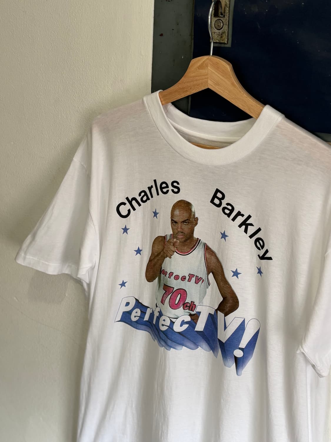 90s Charles Barkley PerfecTV Promo Tee 상품이미지1