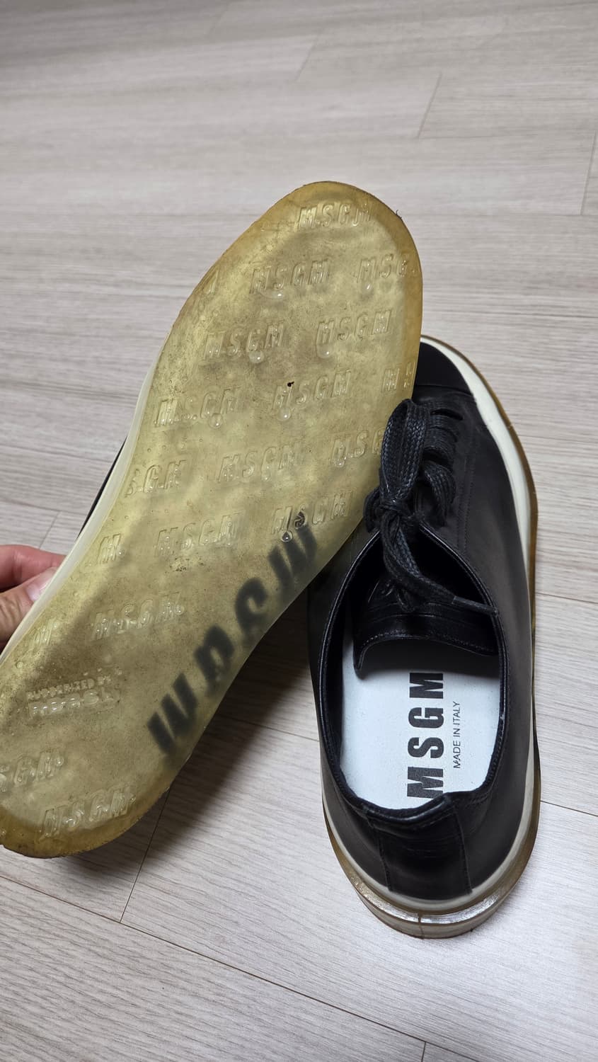 MSGM 클리어솔 스니커즈 42 상품이미지9