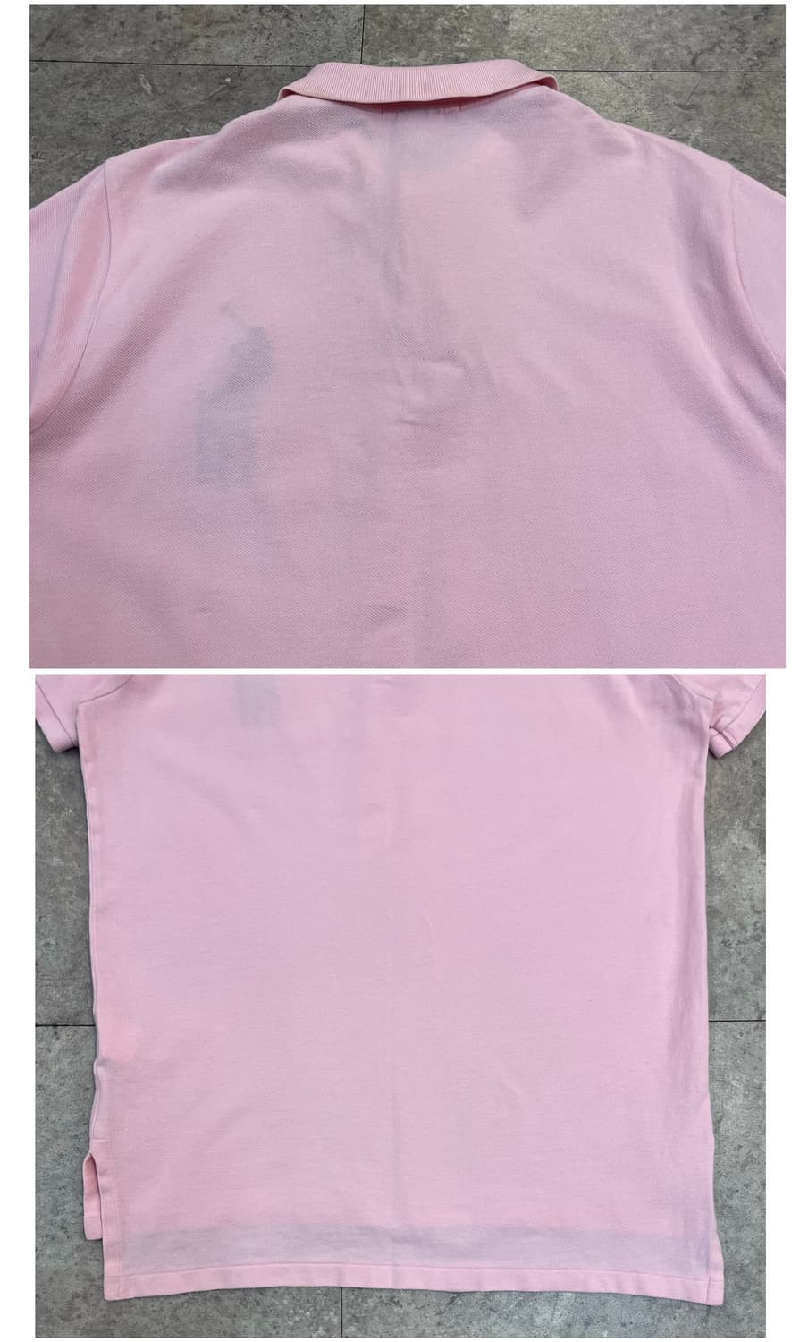 폴로 랄프로렌 빅포니 반팔 카라티 핑크 L #csz4080 상품이미지9