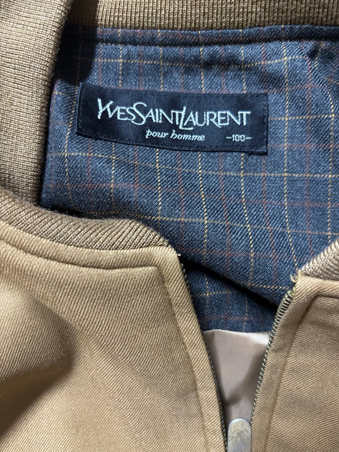 입생로랑 Yves Saint Laurent 남성 블루종 100 상품이미지3