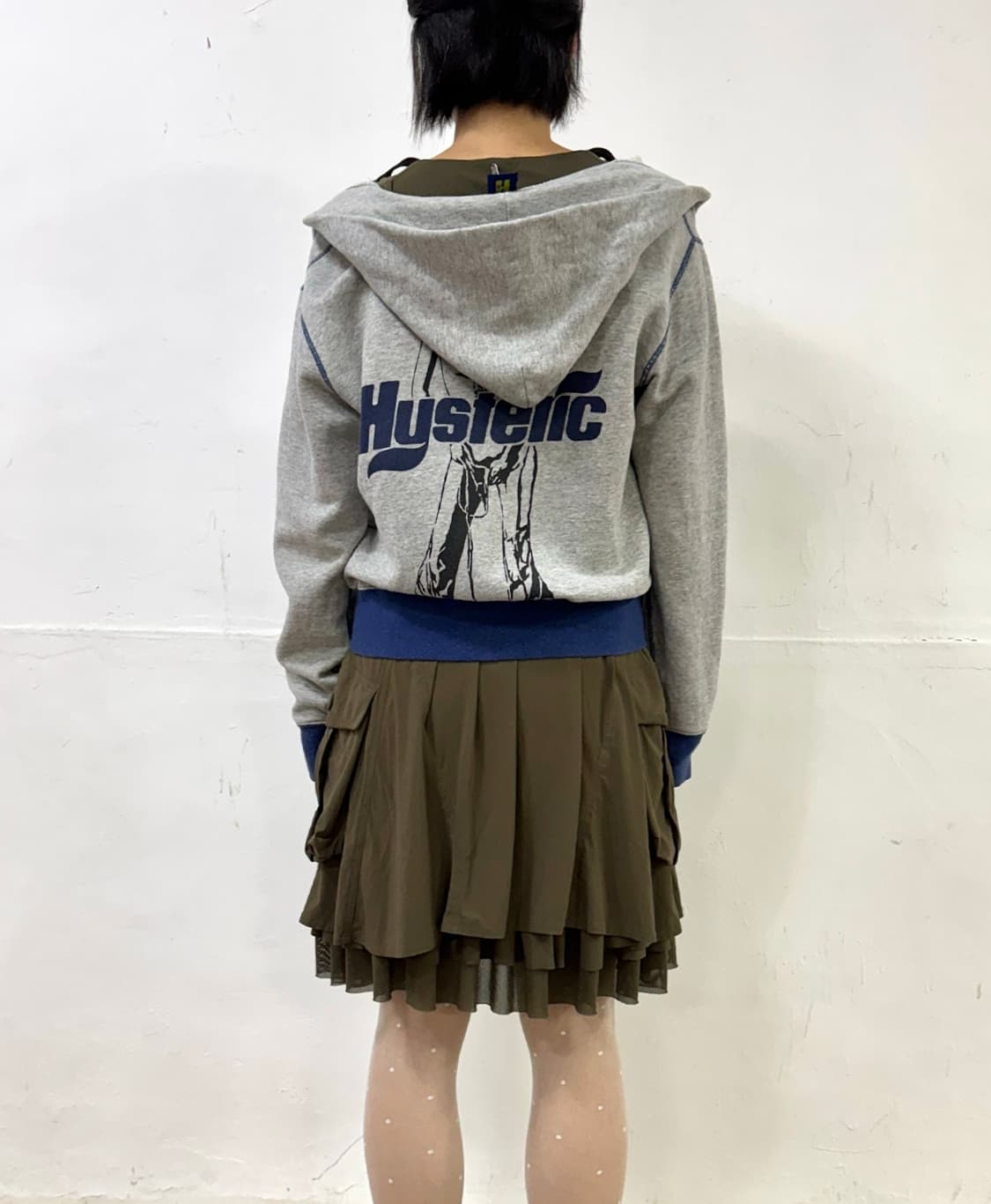 Hysteric Glamour 히스걸 빅 로고 후드집업 상품이미지3