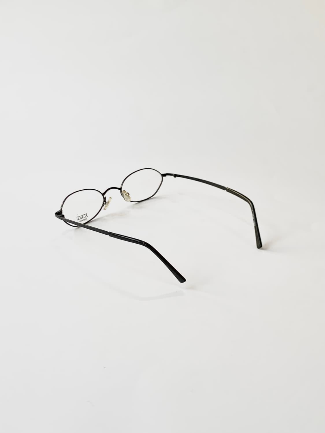 [픽키-658] 👍🏻블랙 오벌 메탈 안경 얇은 라운드 메탈 japan 상품이미지5