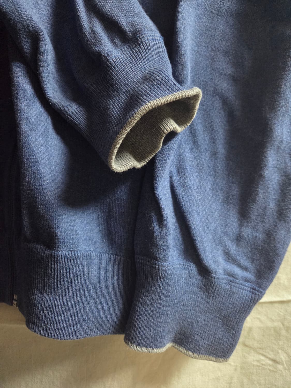 폴로 랄프로렌 네이비 코튼 니트 집업 자켓 L 100~105 상품이미지3