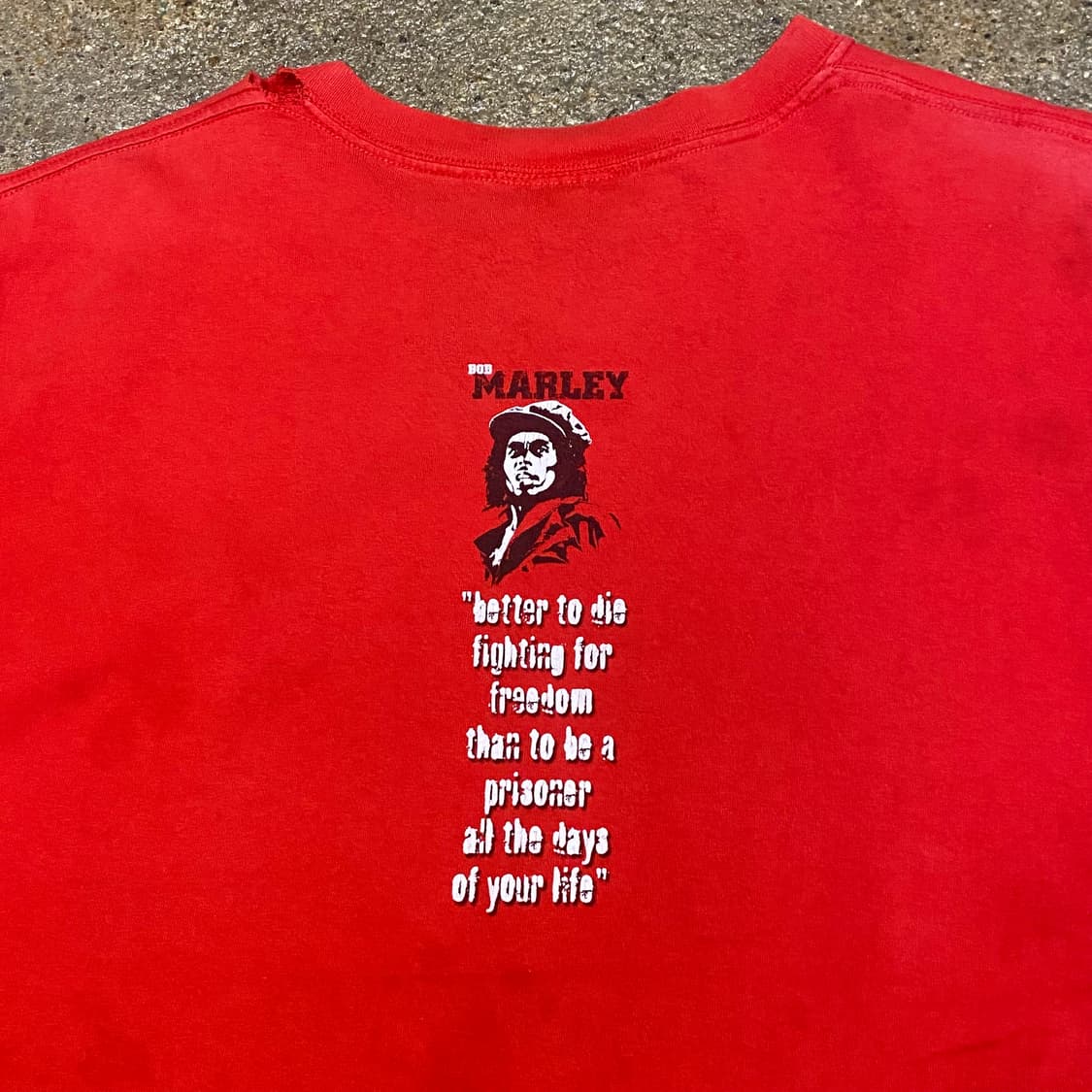 미국 빈티지 밥말리 로고 프린팅 반팔티셔츠 락티셔츠 상품이미지10