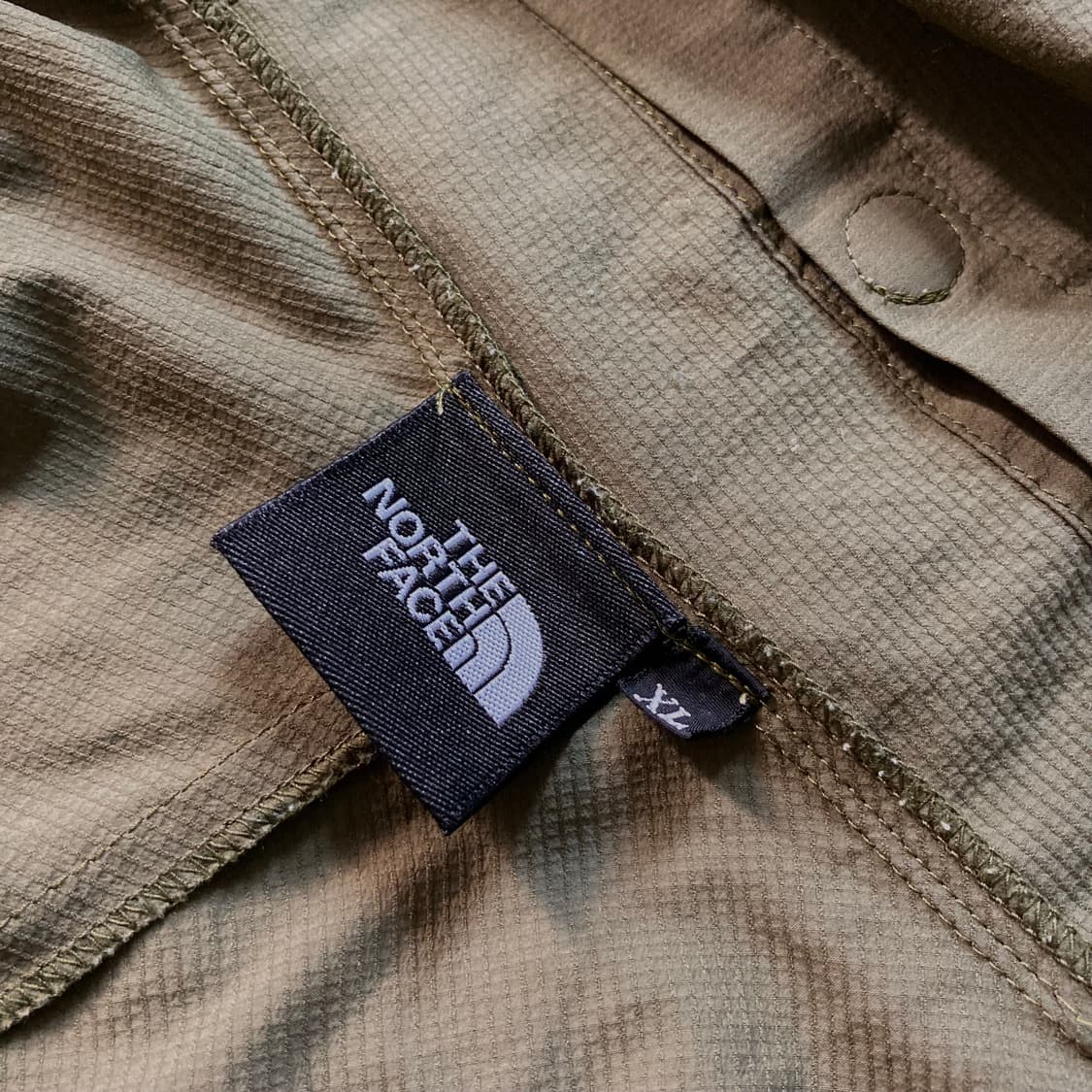 THE NORTH FACE 노스페이스 나일론 후드 바람막이 자켓 카키 상품이미지4