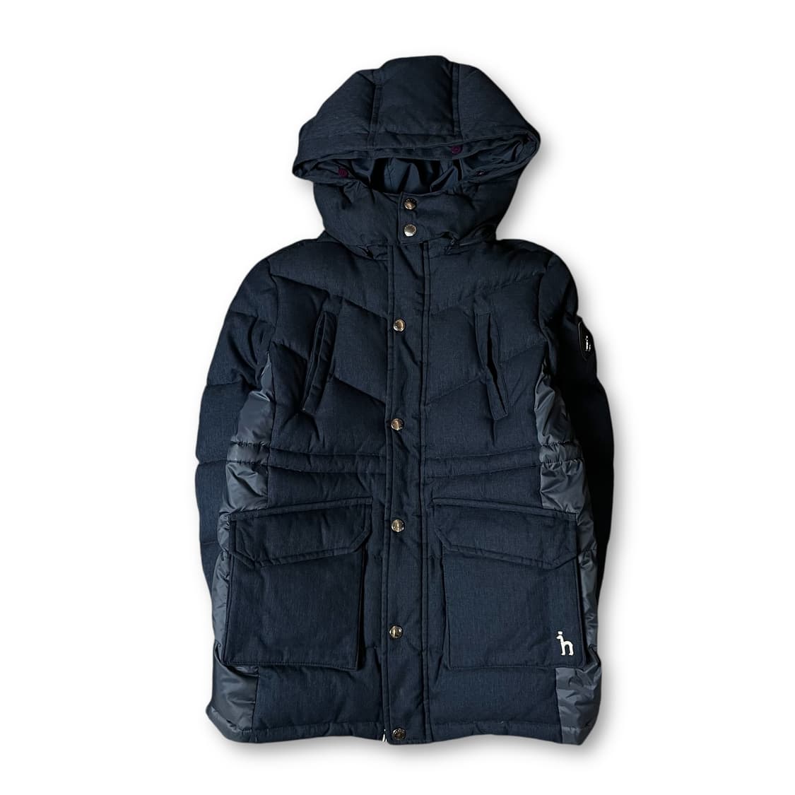 헤지스 키즈 네이비 멀티포켓 다운 패딩 130 상품이미지1