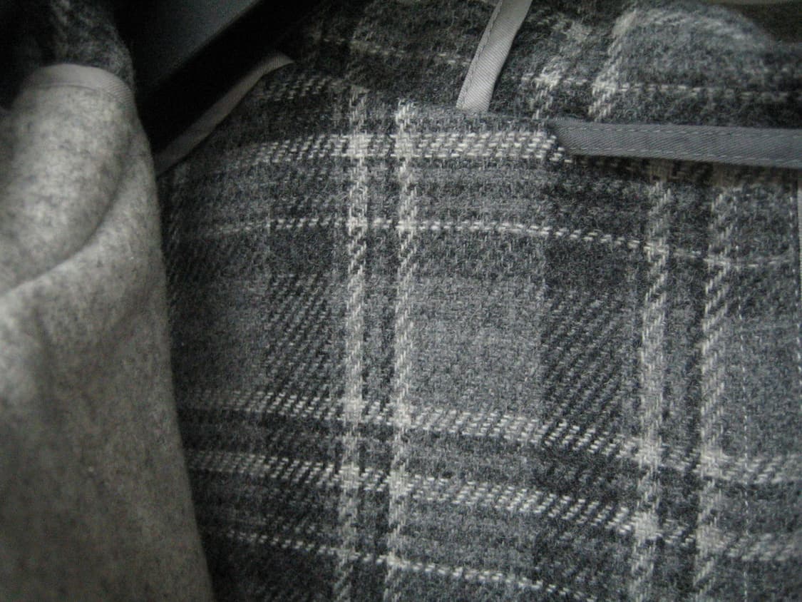 빈티지 후드 더플 코트 라이트 그레이 상품이미지8