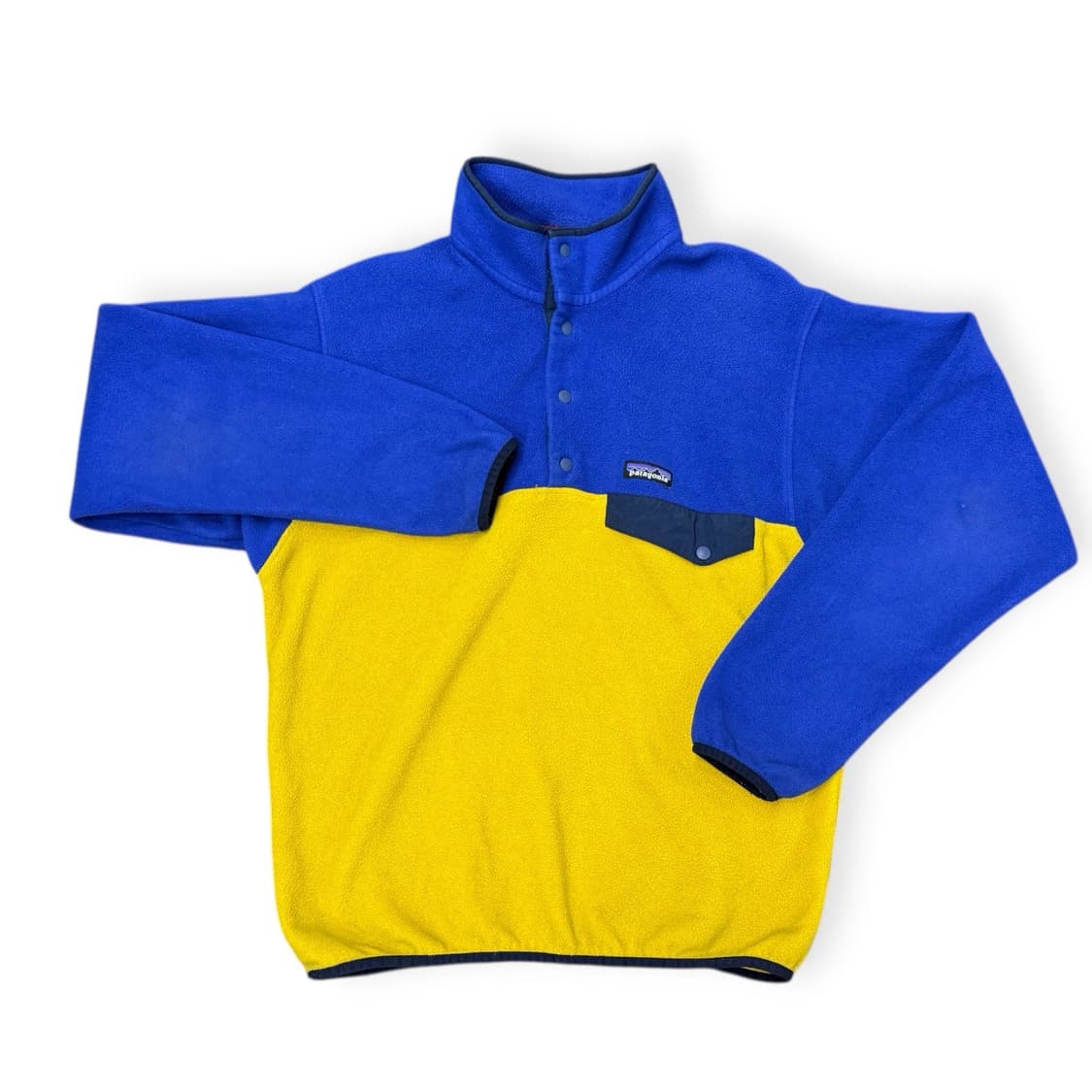 10s 파타고니아 신칠라 스냅-T 블루/옐로우 상품이미지1