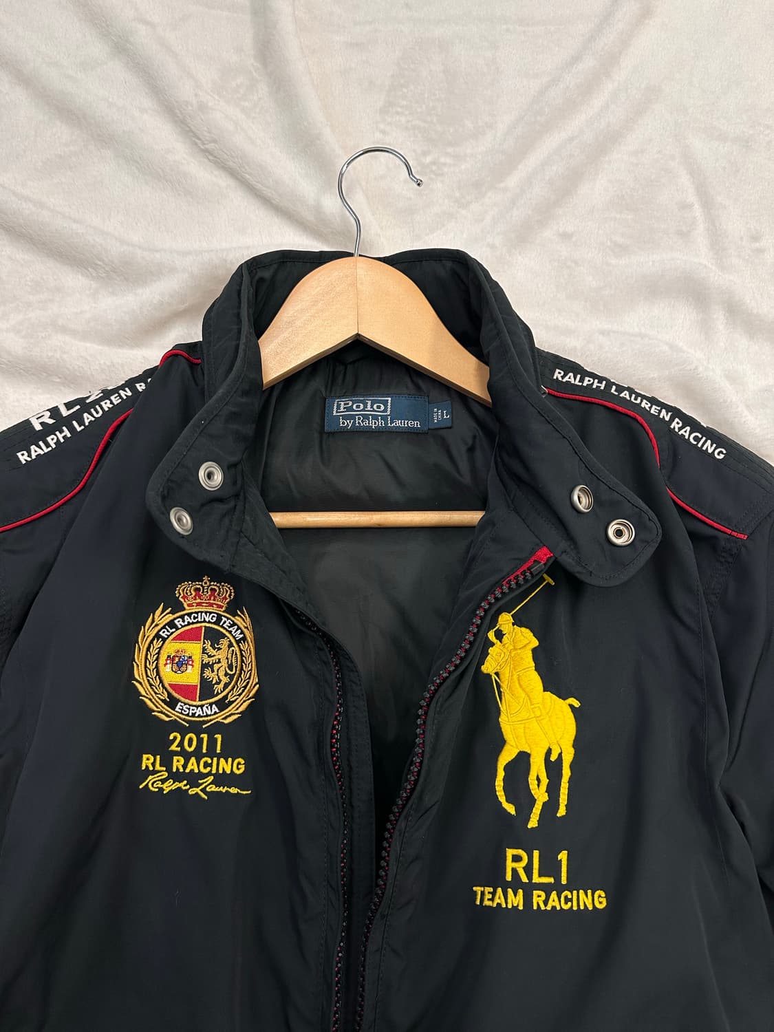 (L)폴로 빅포니 에스파냐 레이싱 봄버 자켓 상품이미지5