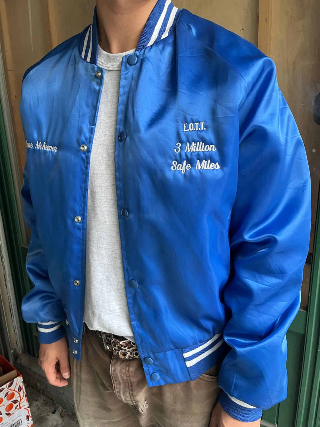 Satin Stadium Jacket – Made in USA 상품이미지1