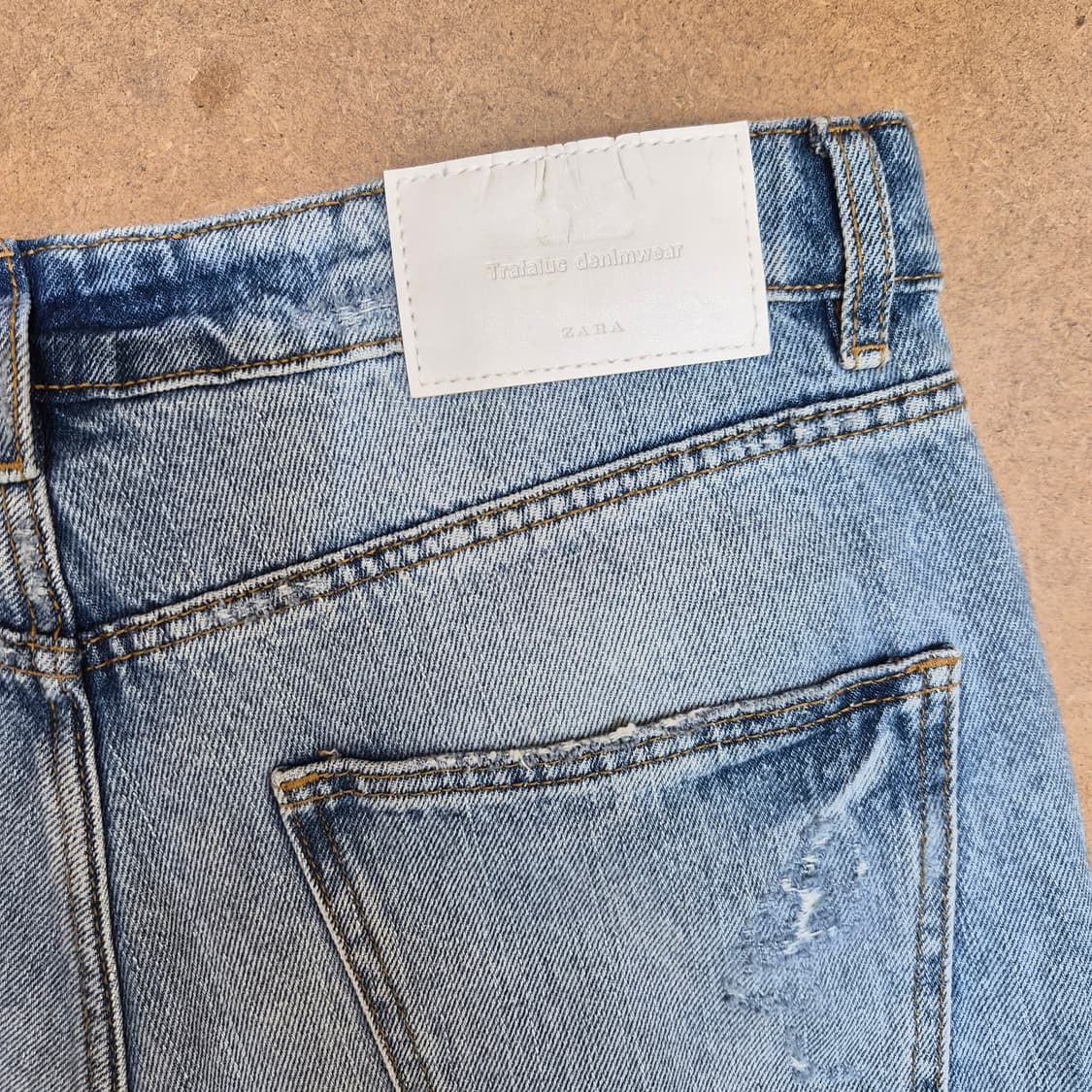 ​ZARA REFIX’D MAKERS 디스트로이드 데님 반바지 상품이미지10