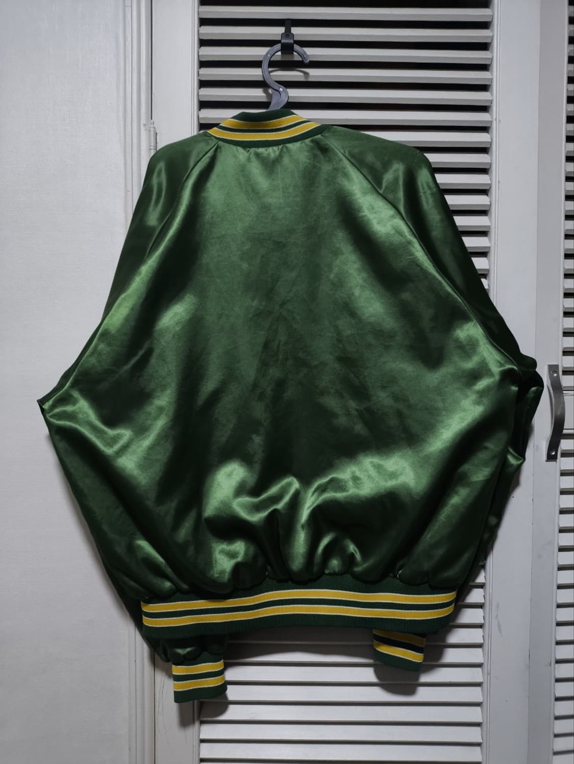 xl 90s 초크라인 스타디움 사틴 바시티자켓 상품이미지5