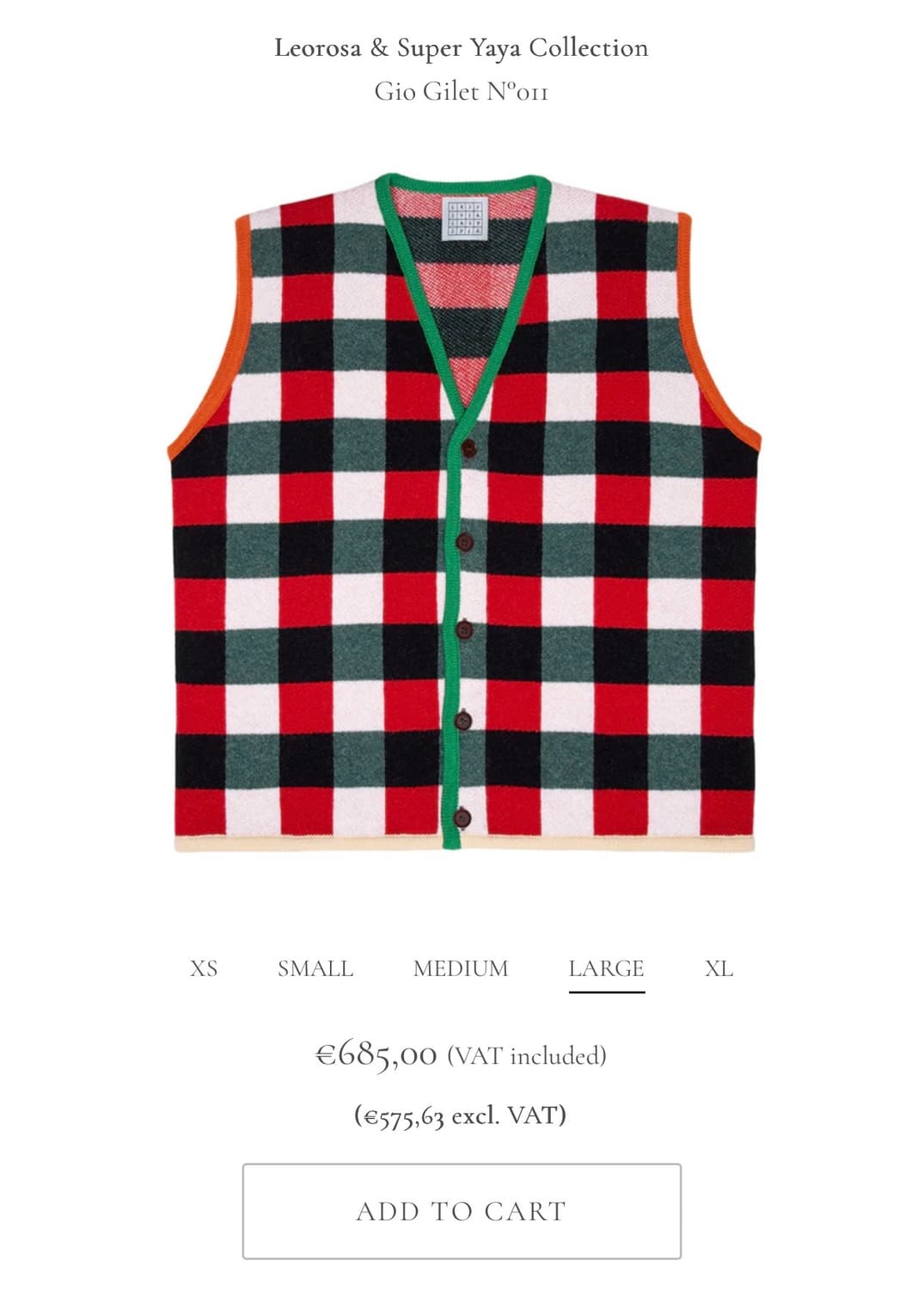 Leorosa Gio Gilet N°011 상품이미지2