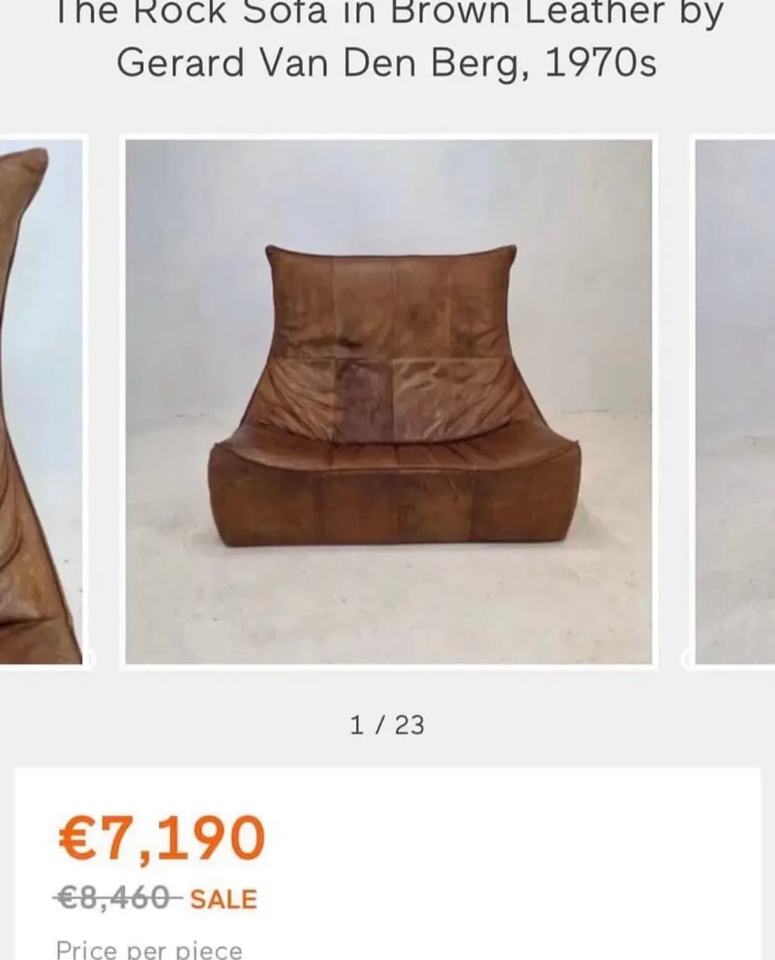 빈티지가구 70s 몬티스 montis 락 소파 the rock sofa 상품이미지10