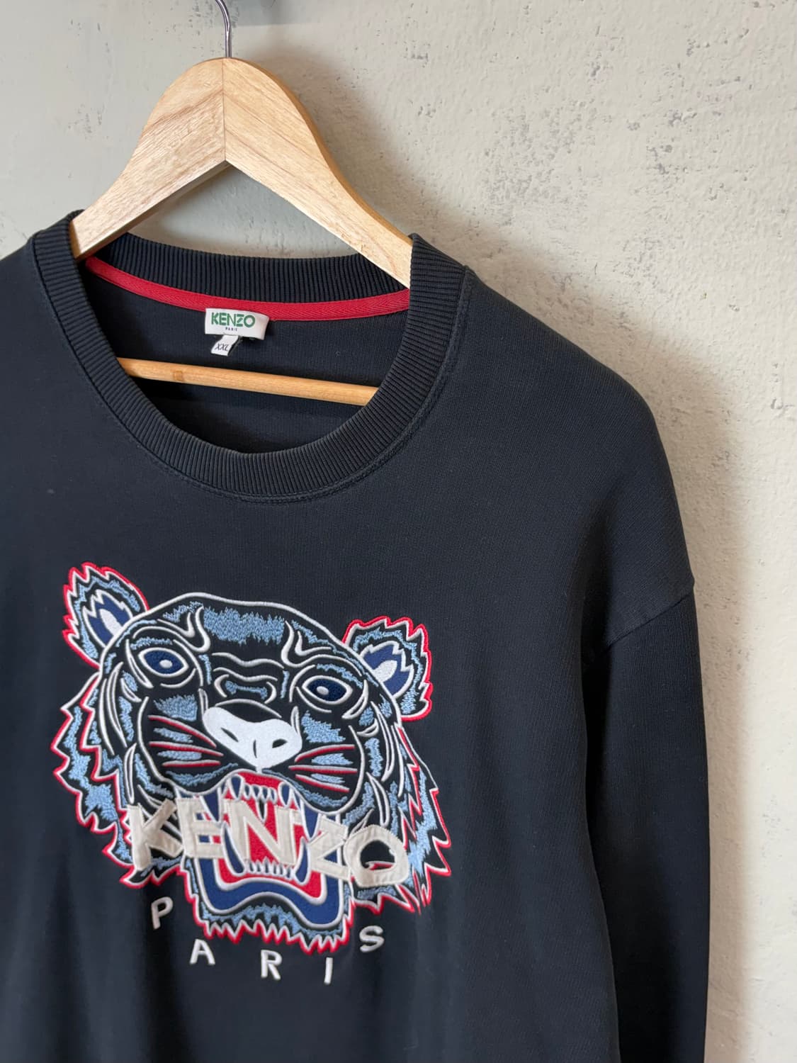 겐조 타이거 맨투맨 블랙 상품이미지5