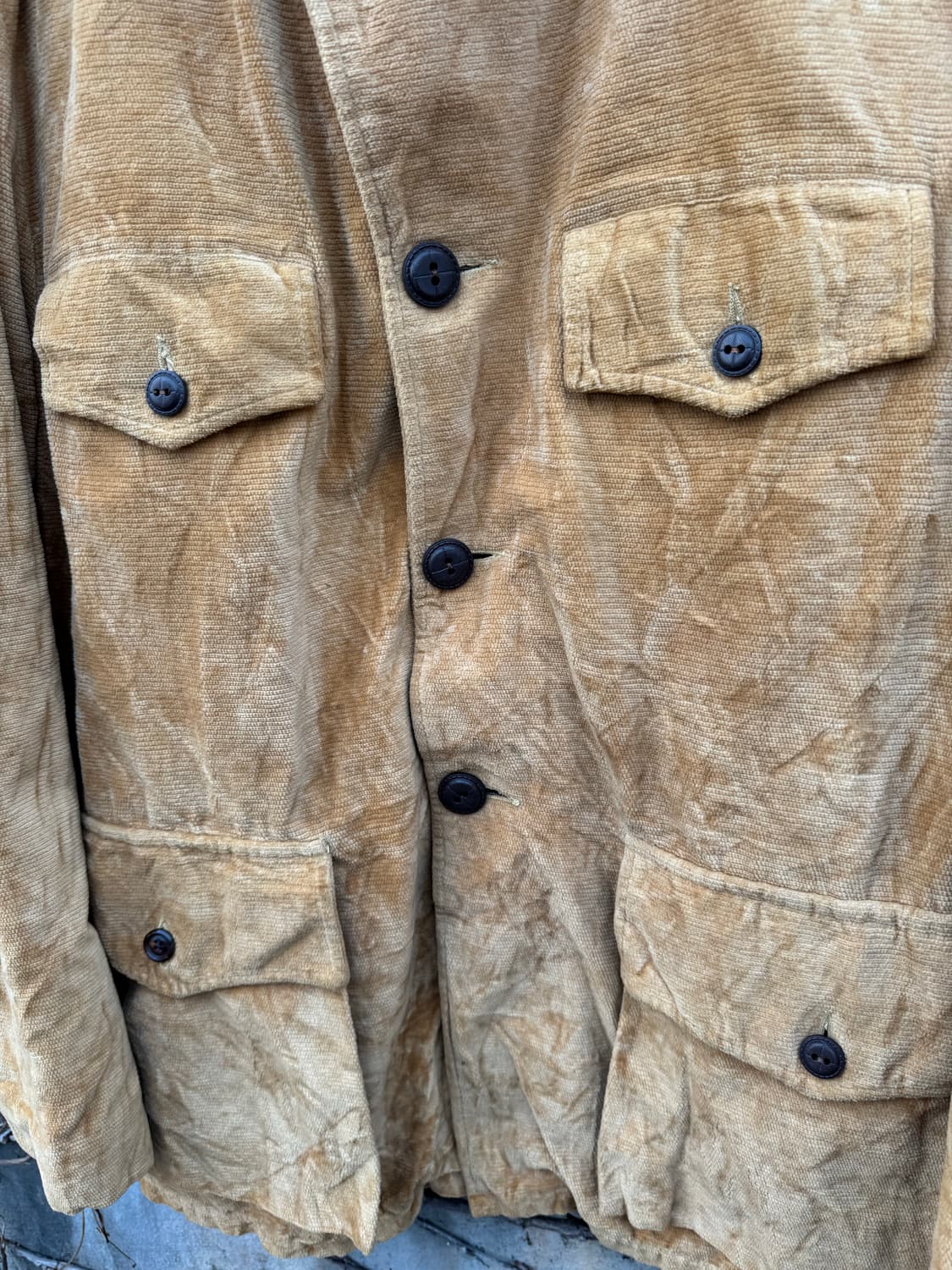 70s jcpenney 타운크래프트 빈티지 코듀로이 코트 자켓 xl 상품이미지5