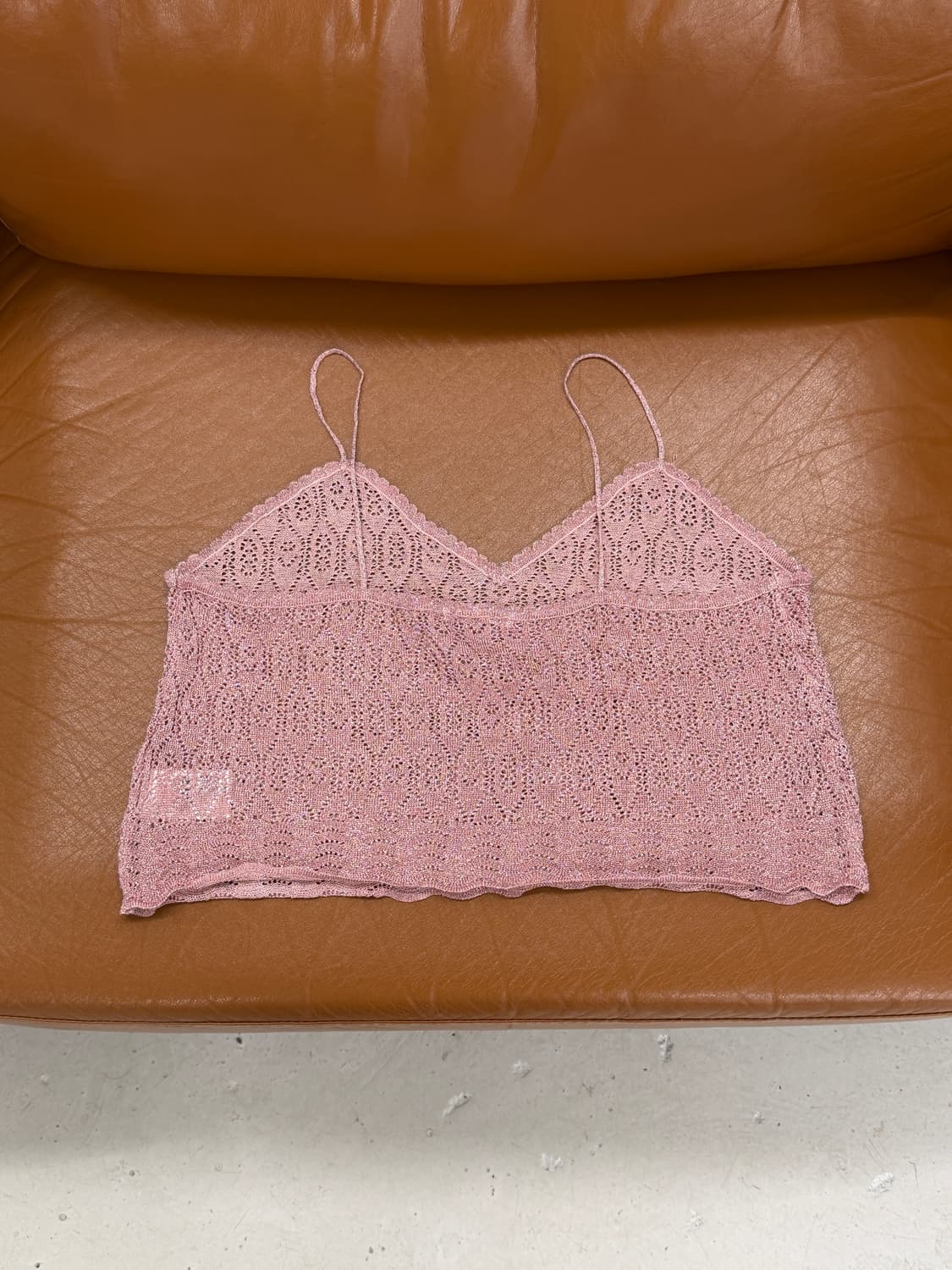 일본빈티지 핑크 레이어드 뷔스티에 탑 상품이미지7