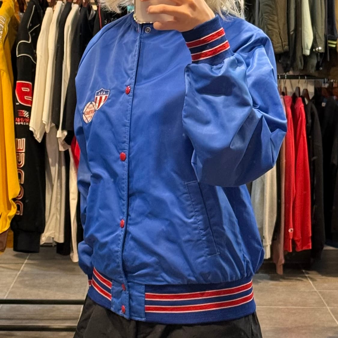 [NO.9]MVP 새틴 바시티 자켓 상품이미지4