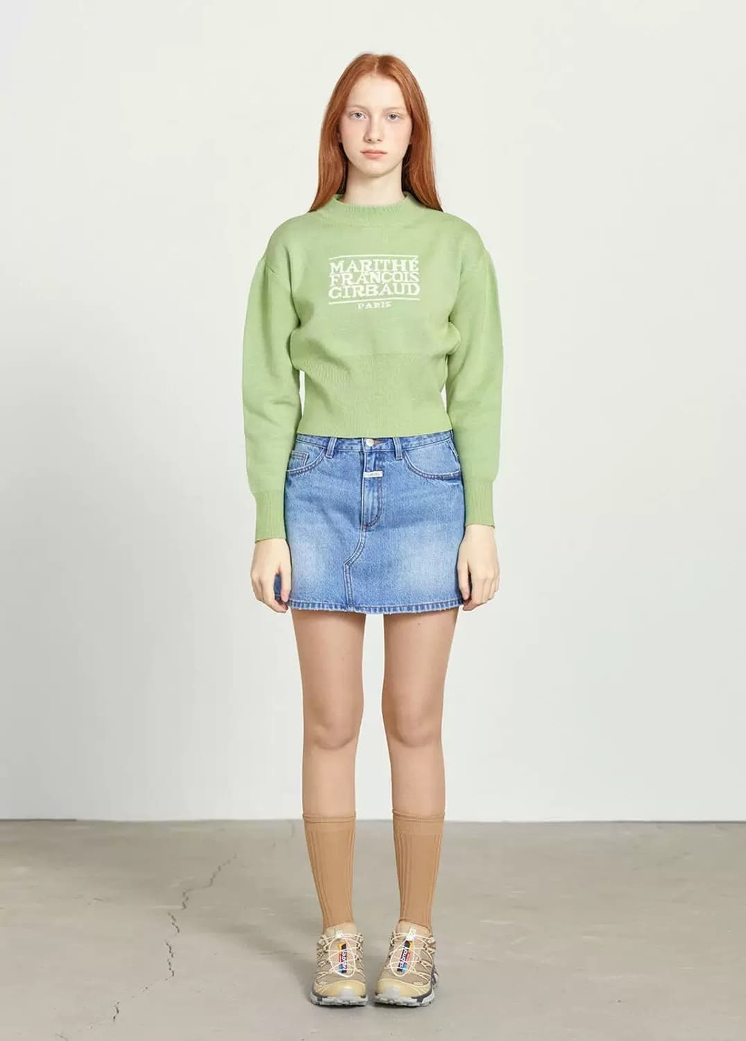 마리떼 크롭 니트 상품이미지3