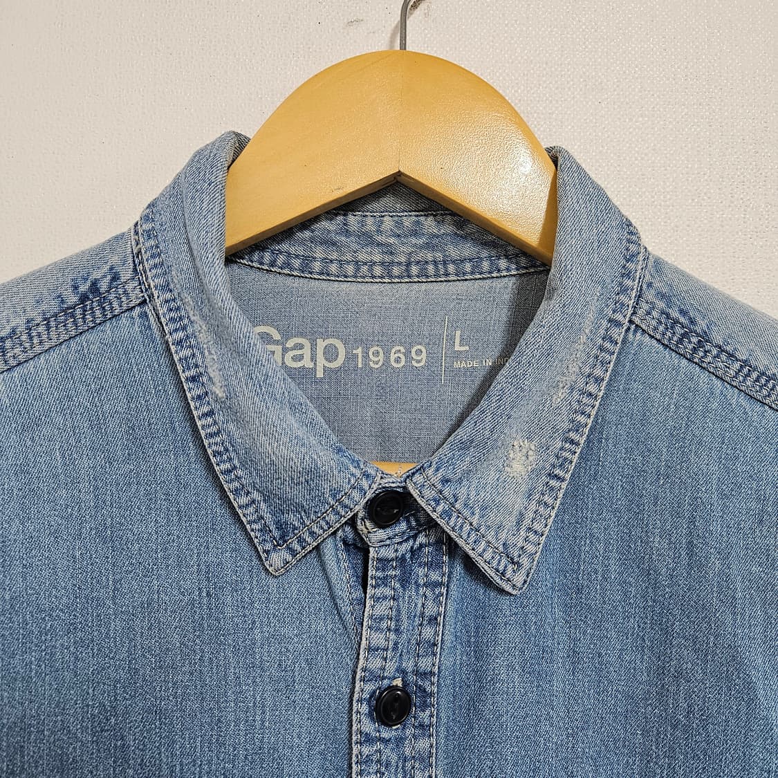 Gap 빈티지 워싱 데님셔츠 M 95-100 상품이미지4