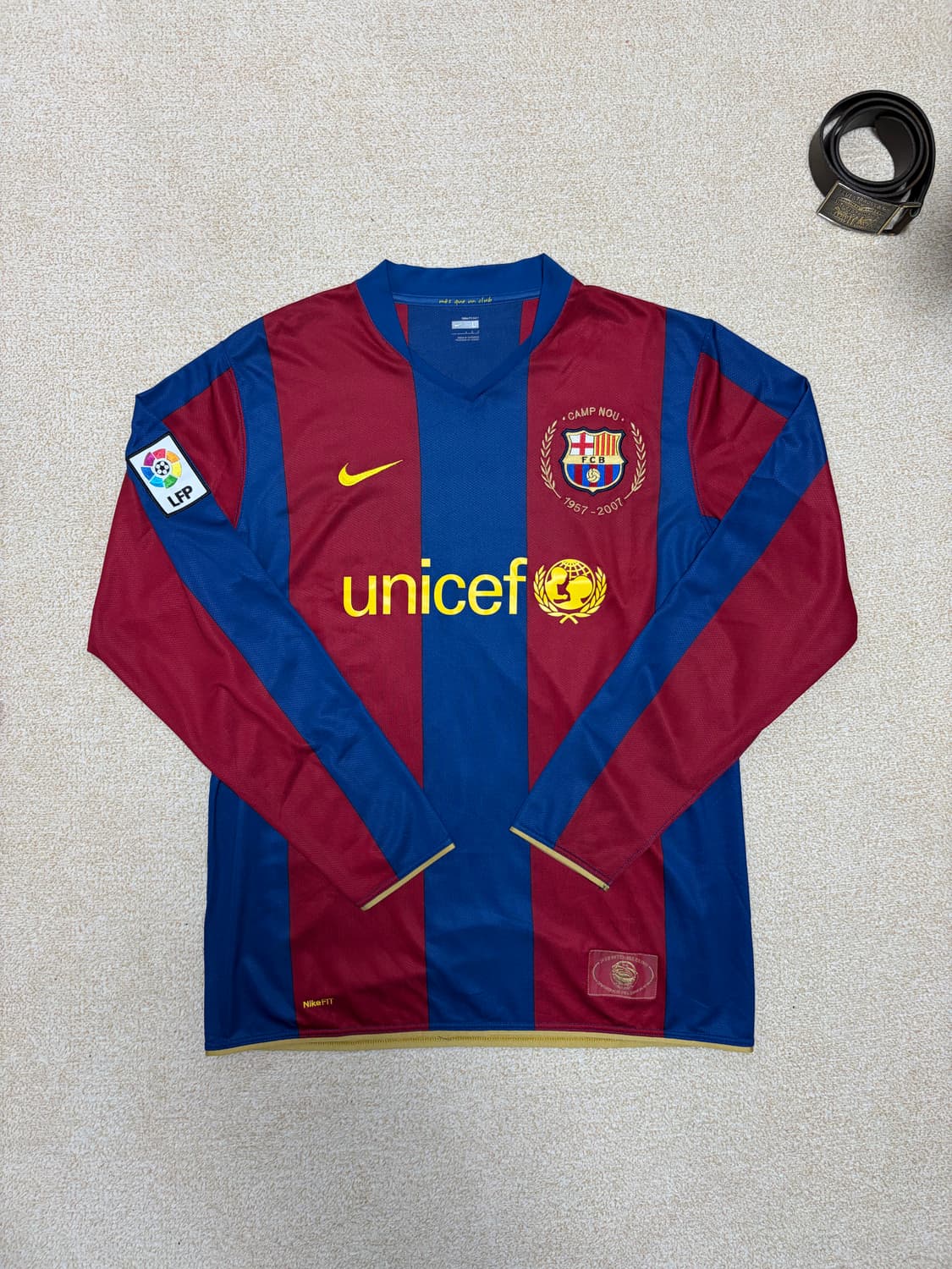L) 07-08 나이키 바르셀로나 캄프누 유니폼 긴팔 상품이미지1