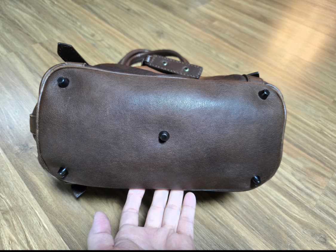 버버리 프로섬 브라운 가죽 토트백 숄더백 상품이미지3