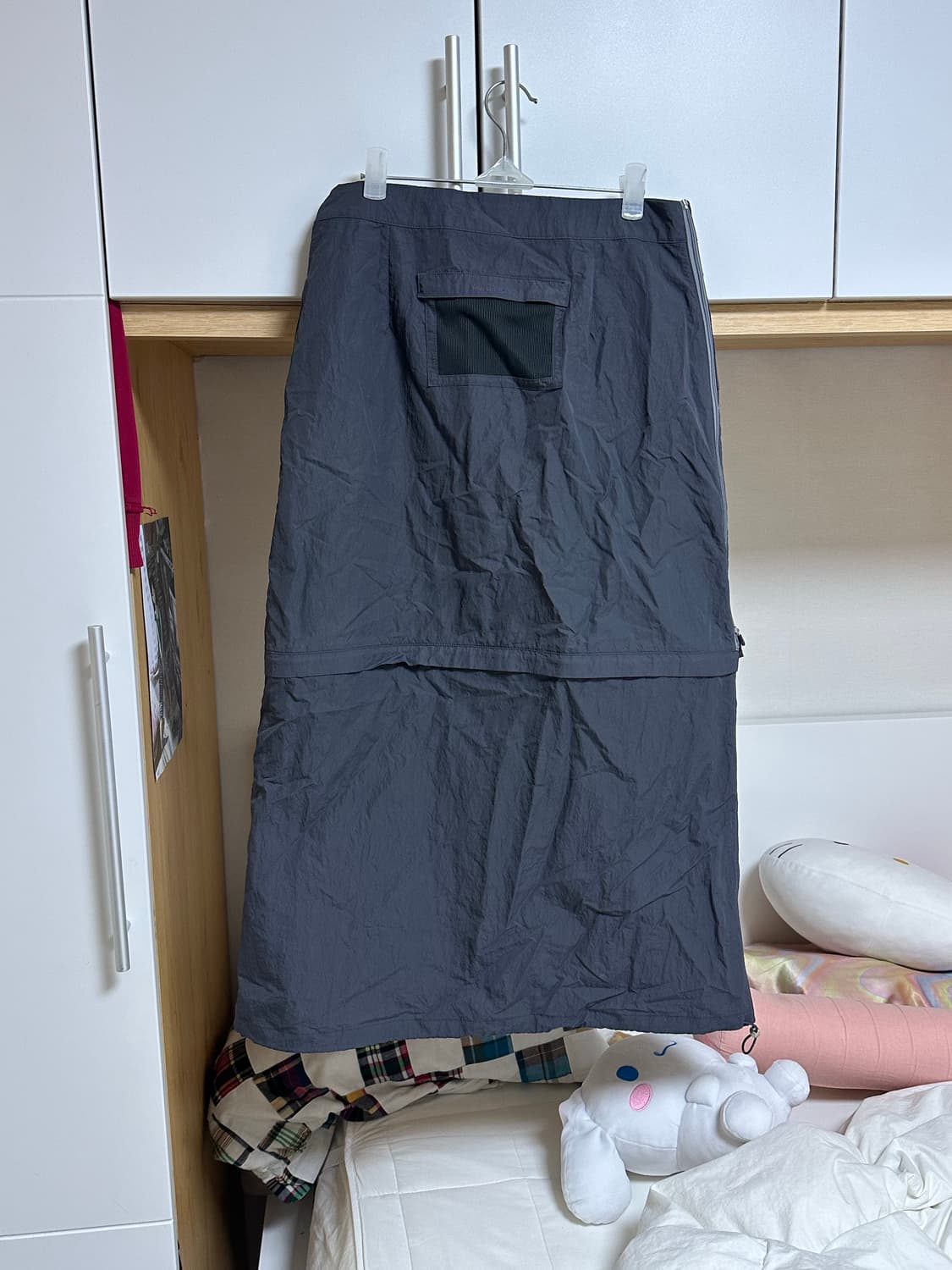 코이세이오 suu 지퍼 스커트 네이비 상품이미지2