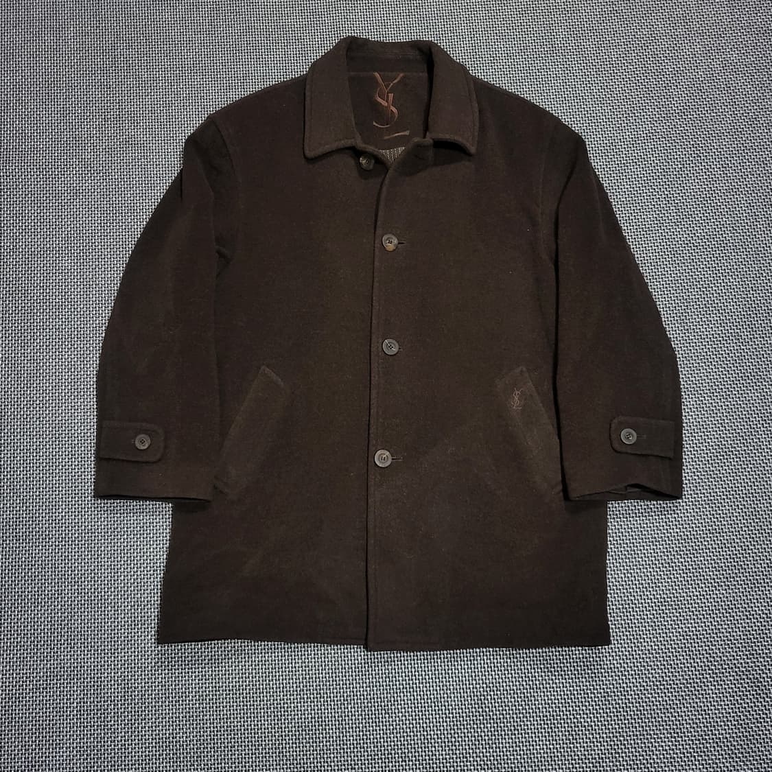 입생로랑 하프 코트 브라운 (100) 상품이미지1