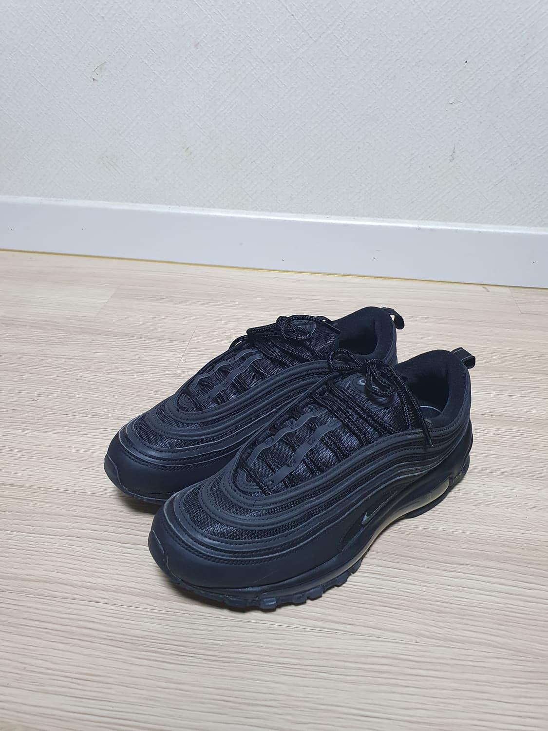 나이키 에어맥스 97 올블랙 운동화 265 상품이미지4